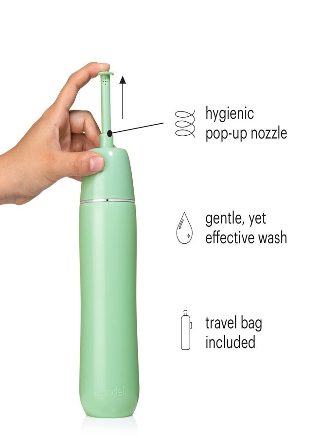 Brondell GoSpa Advanced Portable Bidet for Travel–Pop-Up Nozzle System –High-QualityCompact Bidet with Discreet Travel Bag for Convenient Storage–500mL, Green - Image 3